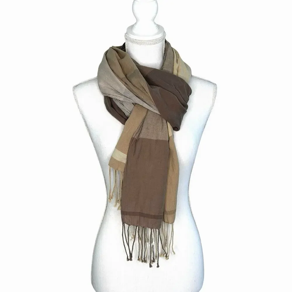 Vintage GAP cotton brown scarf